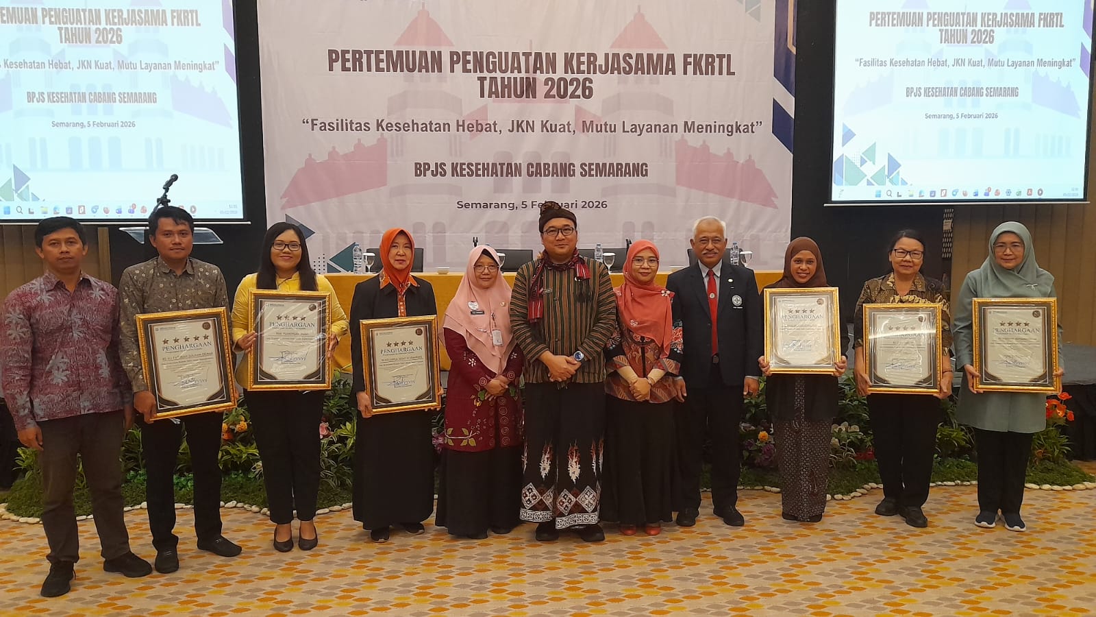 RS PKU Muhammadiyah Demak Raih Penghargaan Bintang 5 Digitalisasi Pelayanan BPJS