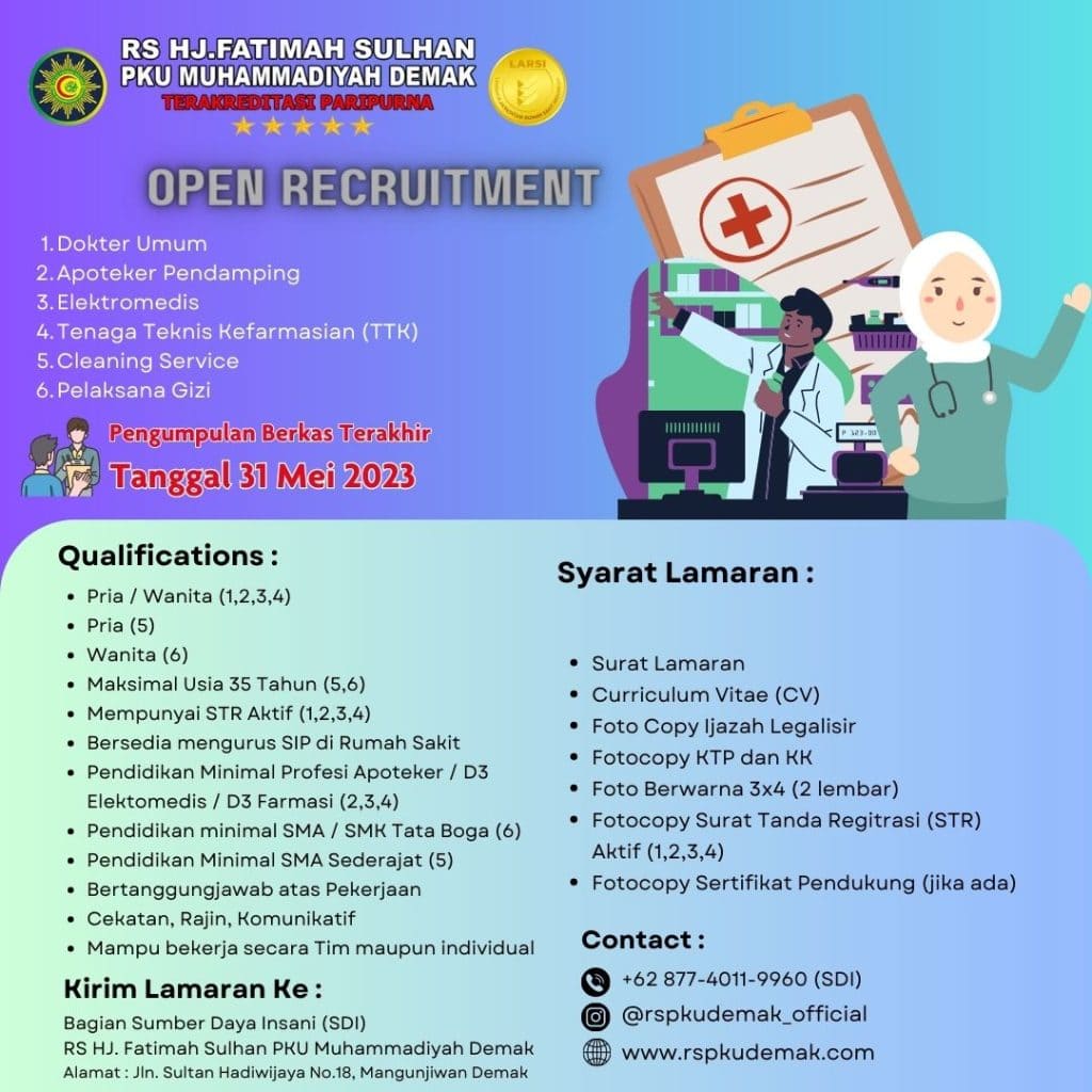 Open Recruitment Mei 2023